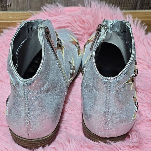 Nina Silver Star Cowgirl Booties NWOB - Picture 5 of 7